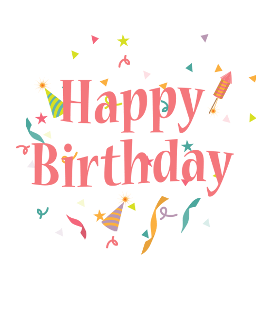 祝你生日快乐! 洁白蛋糕,明艳蜡烛,今天为你欢度.祝你生日快乐!